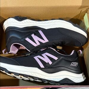 Skechers Black and Pink Women's Hiker Sneakers size 10